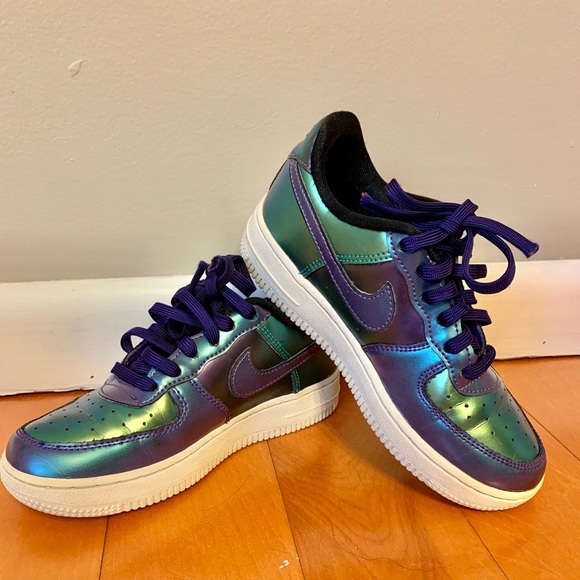nike air force 1 low court purple neptune green